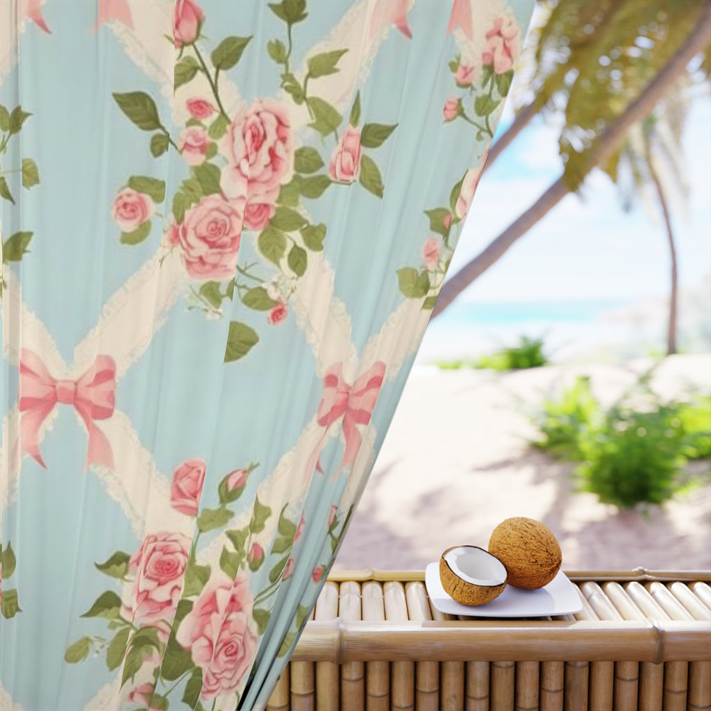 Fresh Start Floral Window Curtain